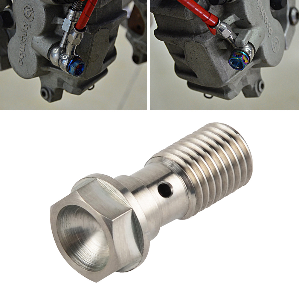 Titanium Ti Banjo Bolt M10x1.25 Pitch 23mm Thread Fits