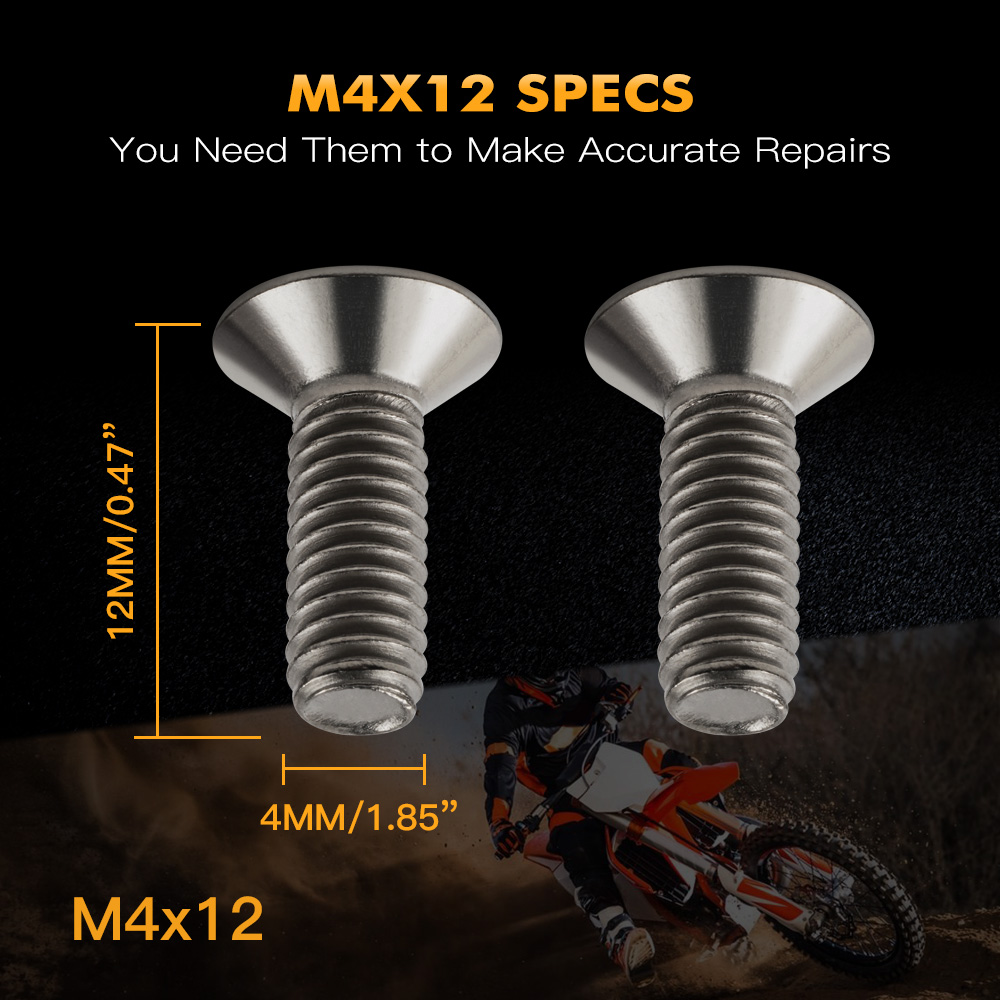4x Front Clutch Reservoir Cover Screw for SUZUKI SV1000 03-05 GSX