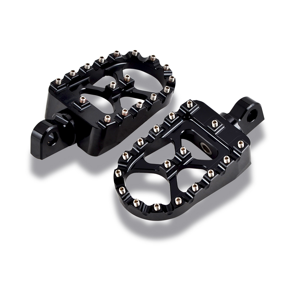 CNC Wide Foot Pegs for Harley Dyna Sportster 883 Fat Boy Bobber eBay