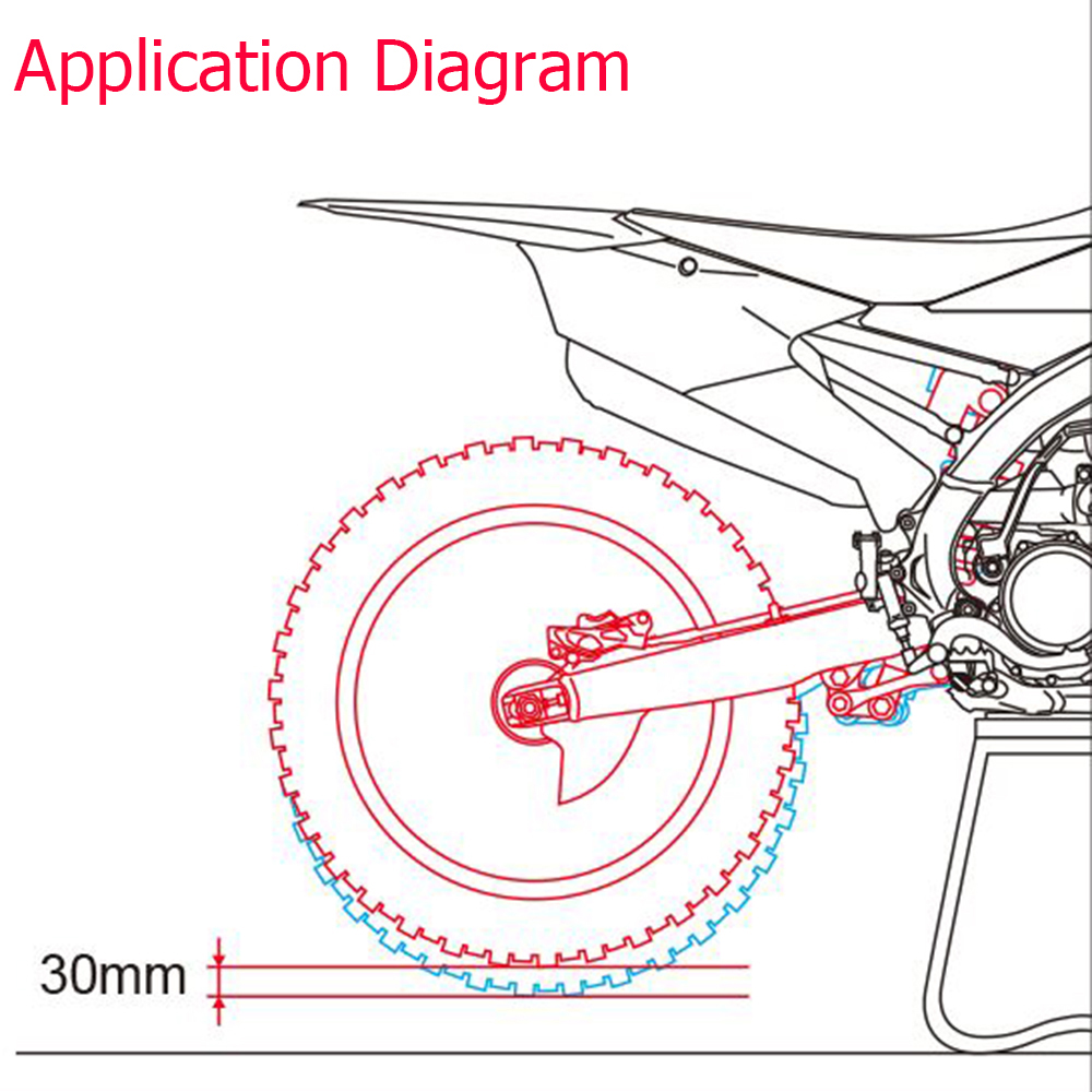 Rear Suspension Lowering Kit For Yamaha YZ 125 125X 250 250X 250F YZ