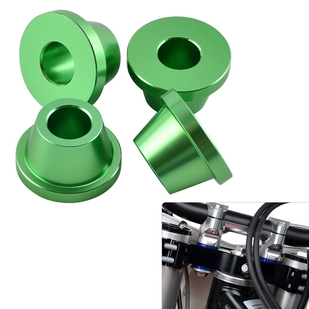 CNC Handlebar Mount Top Triple Clamp Rubber Killer For Kawasaki KX250 KX450 2019