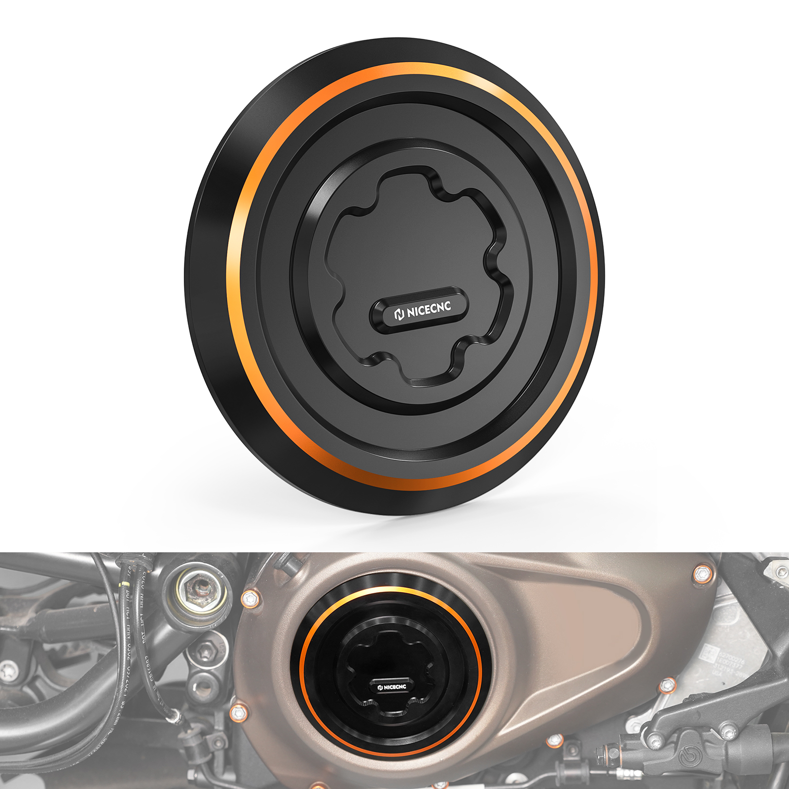 Transmission Clutch Case Cover Protector Guard For Harley