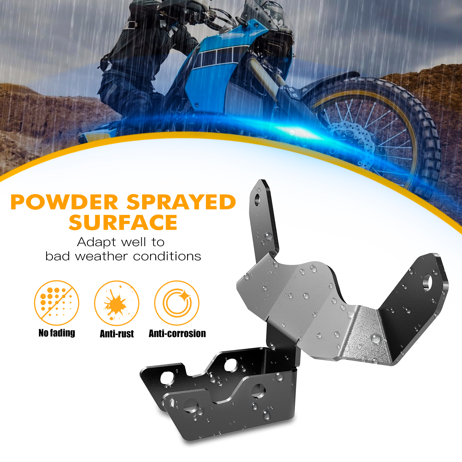LIGHT MOUNTING BRACKET - YAMAHA TENERE 700 '21- - Denali Lighting