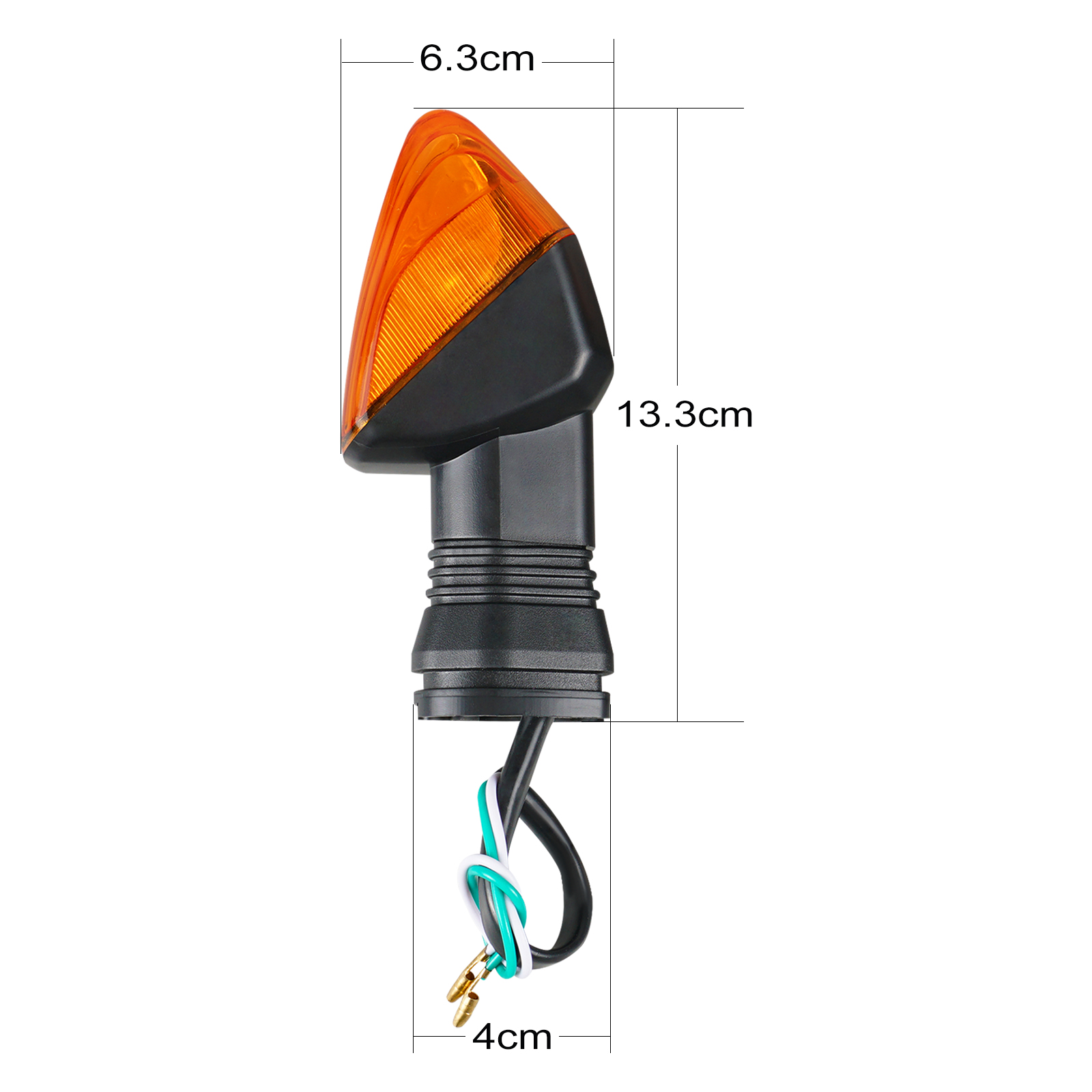 2X Front/Rear Turn Signal Light Indicator Amber For Kawasaki Z750S