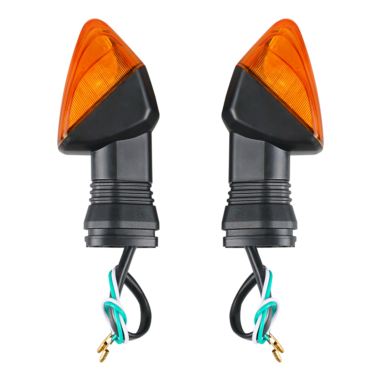 2X Front/Rear Turn Signal Light Indicator Amber For Kawasaki Z750S