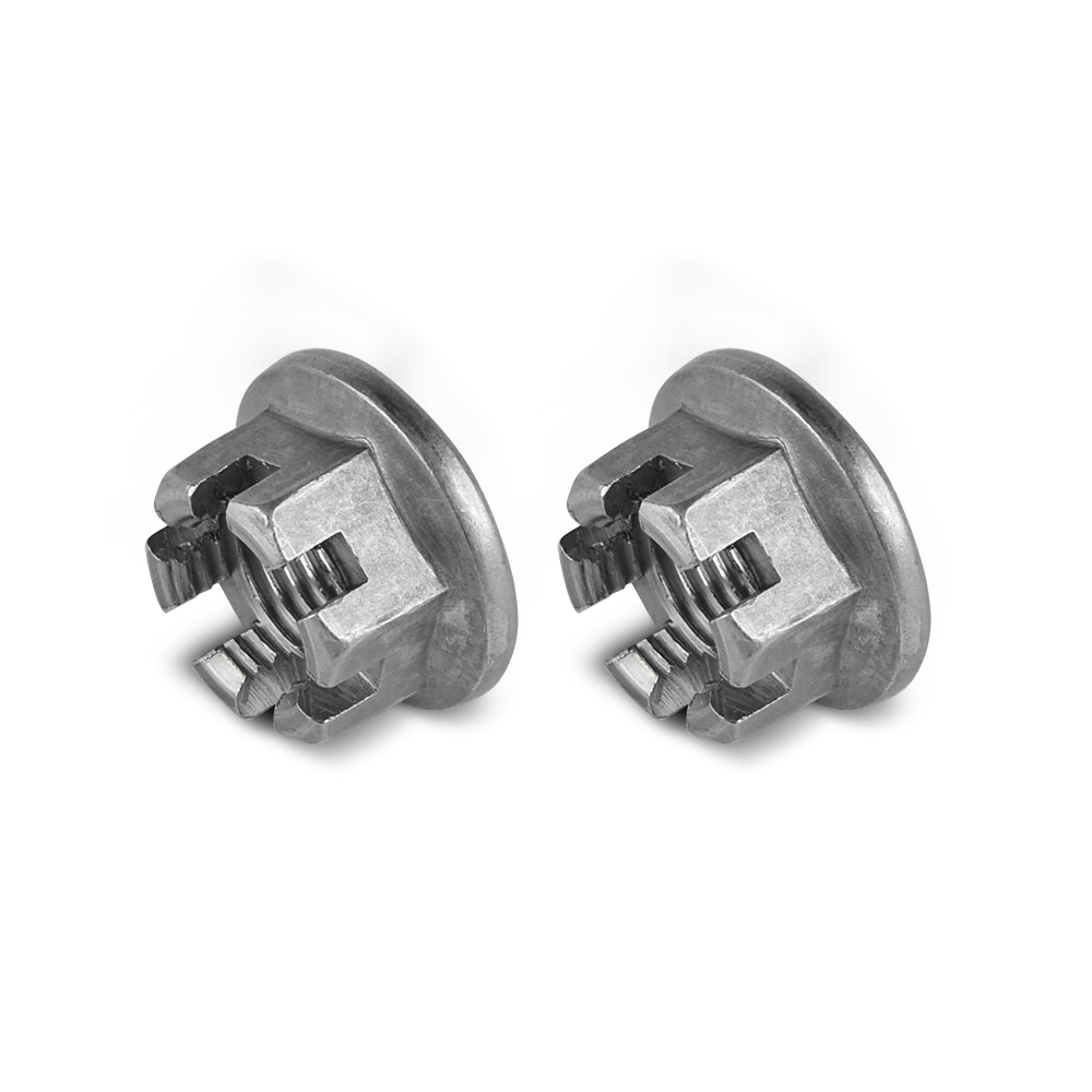 2 Rear Axle Hub Castle Crown Nut 14mm x 1.50 fits Yamaha 2001-05 Raptor YFM 660R