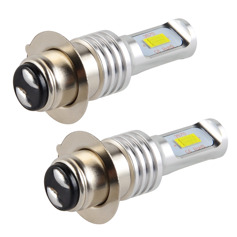 2x 6500K 100W H6M Motorcycle LED Headlight Bulb 4KB843140000,4KB