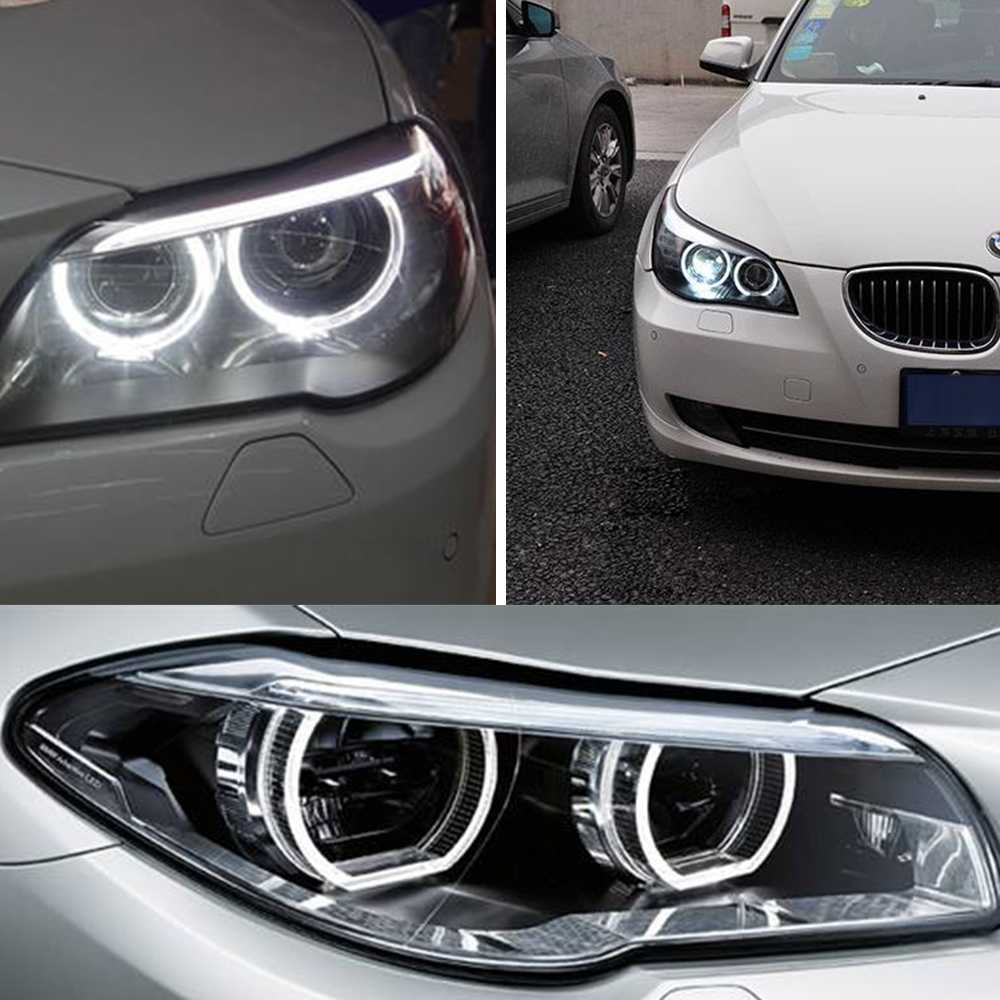 BMW E60 & E61 CCFL Angel eyes head lamps - SC Styling