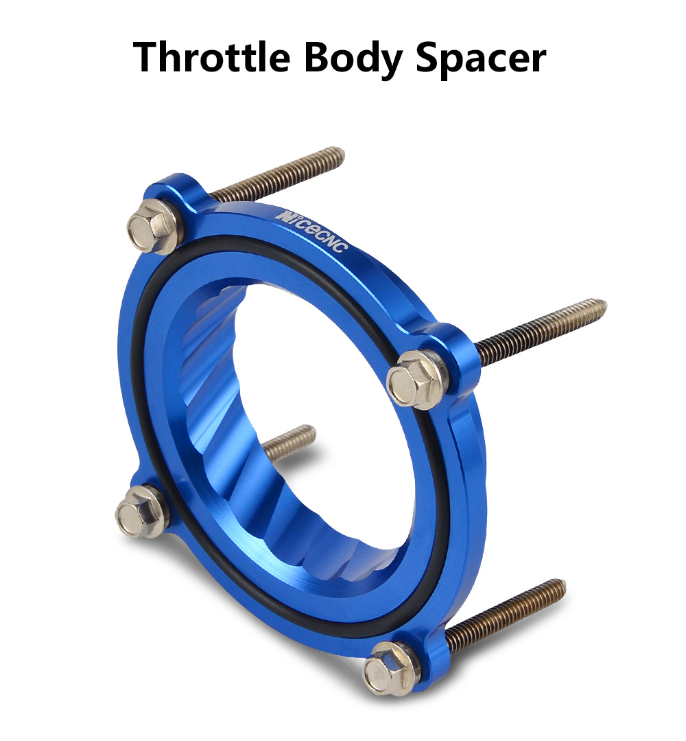 THROTTLE BODY SPACER for 2011 to 2014 DODGE AVENGER V6 3.6L Billet Aluminum