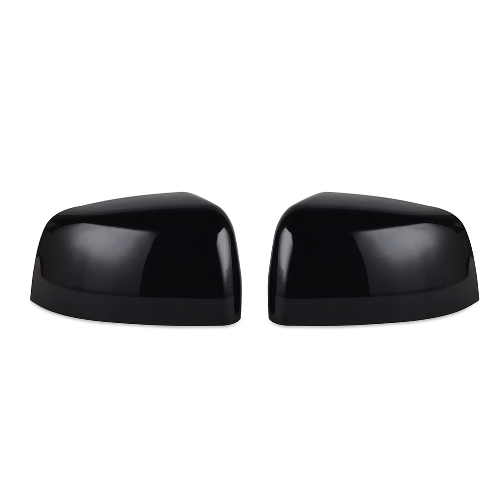 Download 2x Rear View Mirror Cover Cap Trim Gloss Black For Dodge ...