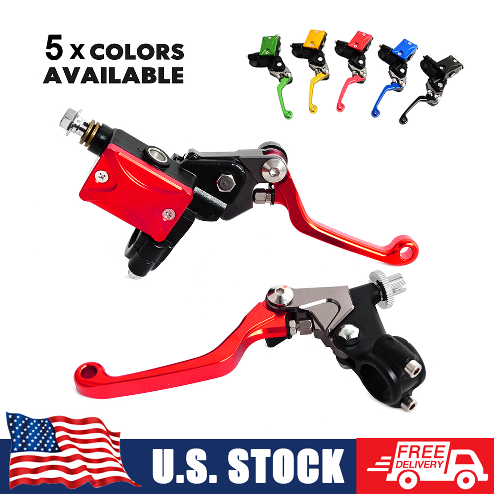 1 Pair 7/8"Hydraulic Brake&Cable Clutch Levers for Honda CRF230F