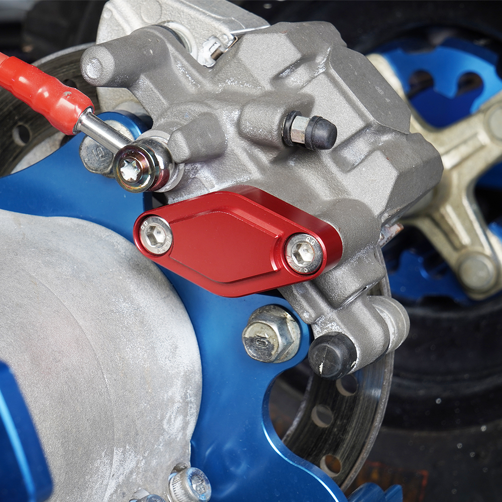 SDT Parking Brake Block Off Plate Kit Blue For Honda ATC 250R Series
