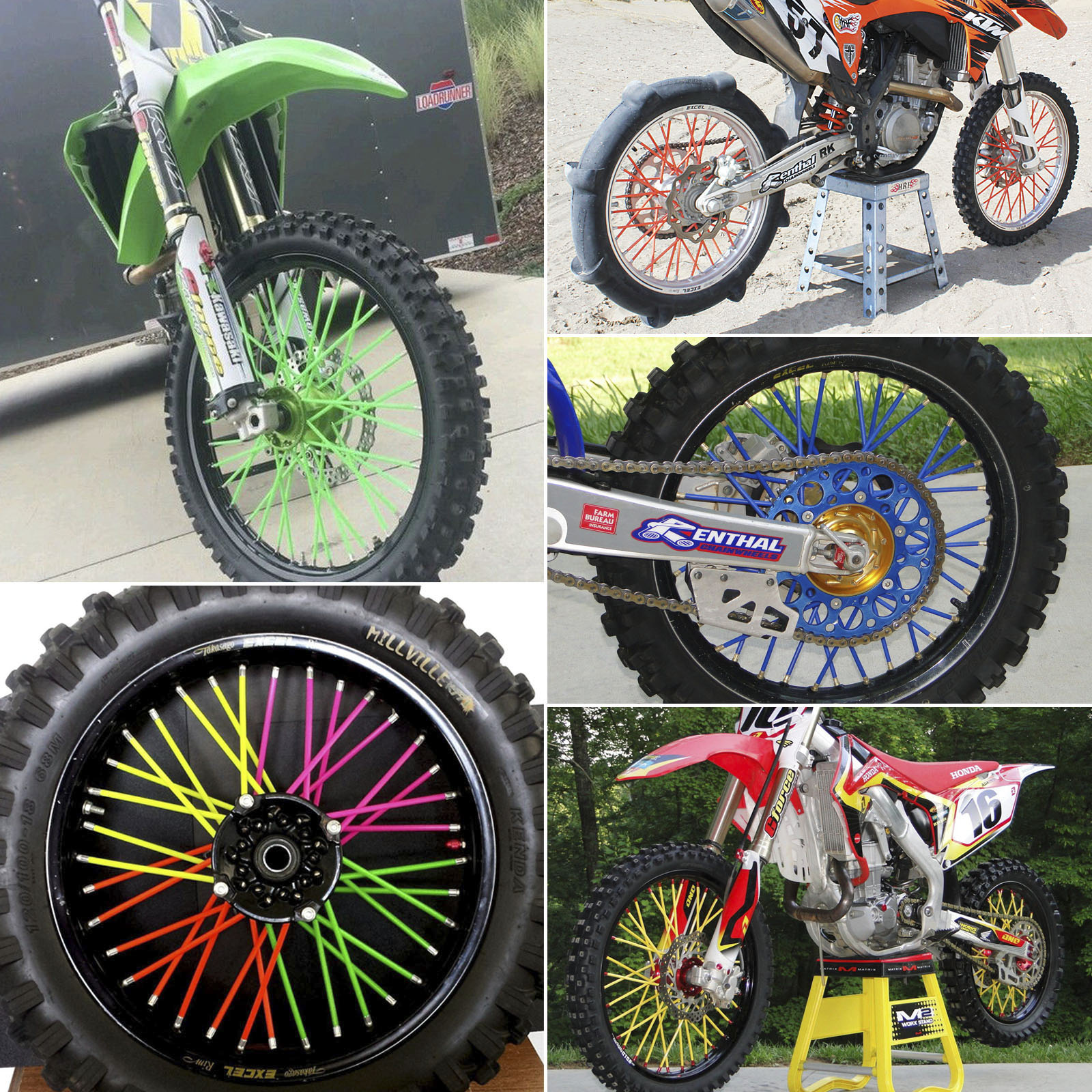 motorbike spoke covers