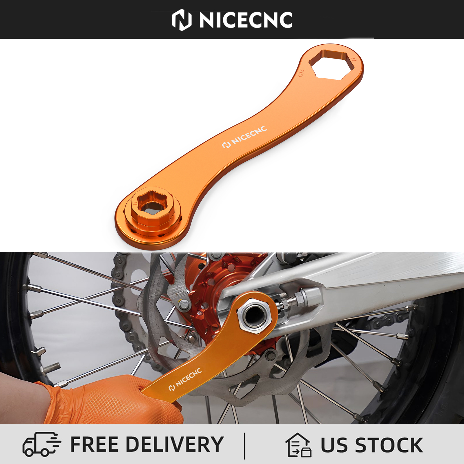Axle Wrench Spanner Tool For KTM 125 250 300 350 450 500 EXC