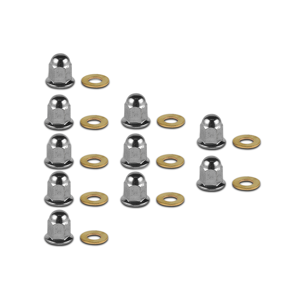 For Yamaha Banshee 350 YFZ350 M8 Head Nuts /& Washers 1987-2003 2004 2005 2006